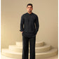 NOIR BLACK MEN'S CO-ORD SET – MINIMAL MODERN FIT