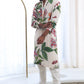 IVORY MODAL, COTTON EMBROIDERY STRAIGHT PRINTED KURTA PANT SET