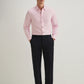 PINK STITCHLESS PLACKET PREMIUM WRINKLE-FREE SHIRT
