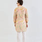 SHAYE CREAM FLORAL KING KURTA