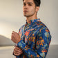 JUAL ELEPHANT BLUE GANGANAGRY KURTA FOR MEN