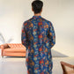 JUAL ELEPHANT BLUE GANGANAGRY KURTA FOR MEN