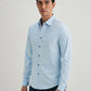 SKY BLUE STITCHLESS PLACKET PREMIUM WRINKLE-FREE SHIRT