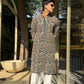 PEACOCK ARTISTRY KURTA – TURQUOISE GREEN| PAIRED WITH LUXURY KOREAN PANTS